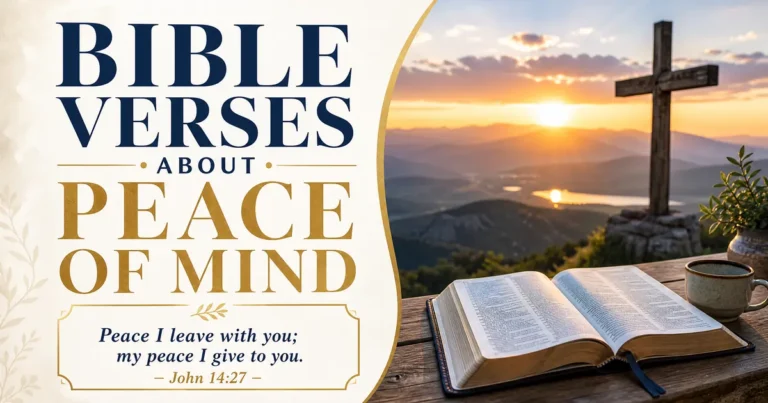 Bible verses about hope in the hardest times (KJV) Pin image of the Bible with a wooden cross with the sun rising and Scriptures encouraging words about God's hope and promises.