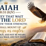 Isaiah 40:31 KJV hope in the Lord Bible verse