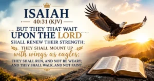 Isaiah 40:31 KJV hope in the Lord Bible verse