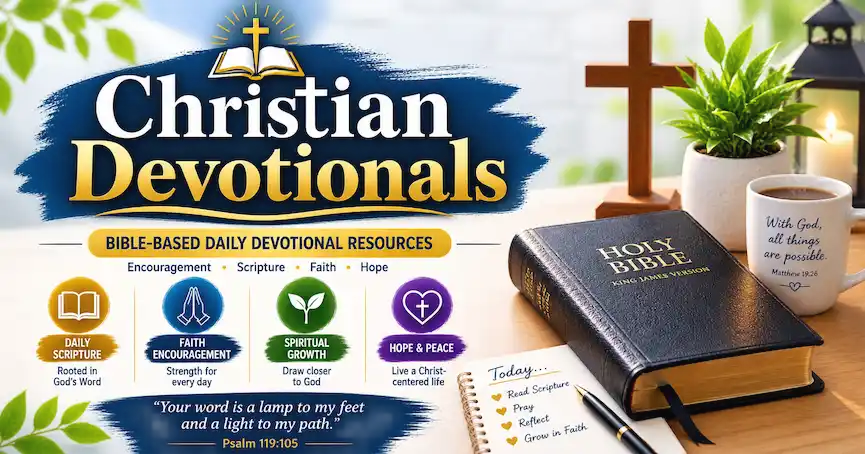 Christian devotionals with Bible-based daily devotional resources